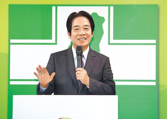 賴清德(圖)宣誓就任新科民進黨主席的隔天，行政院長蘇貞昌宣布請辭，台灣政局丕變。（中時資料照／劉宗龍攝）