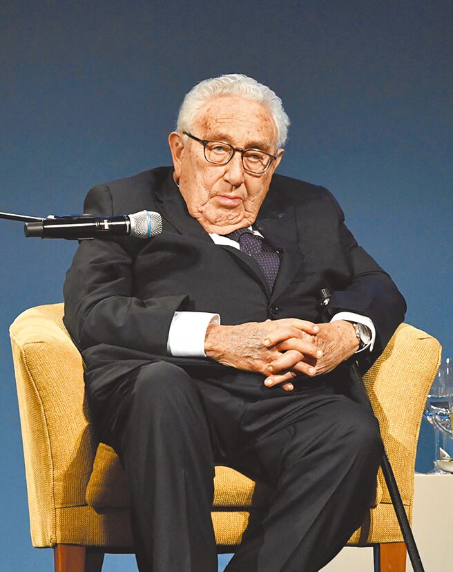 美国前国务卿季辛吉。（路透）