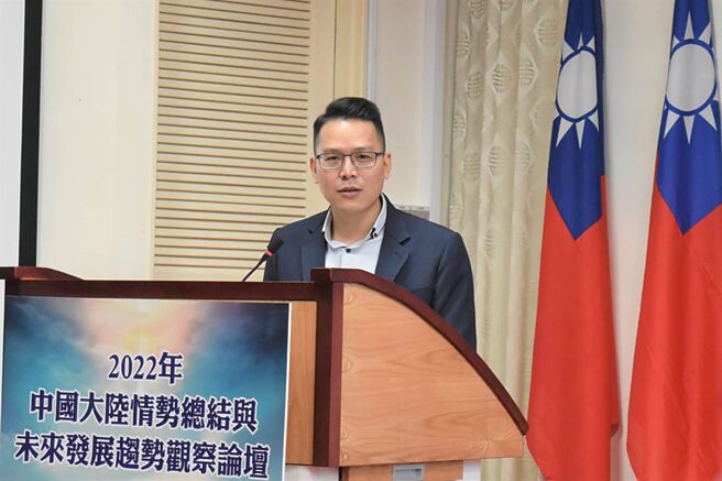 图为国立政治大学国关中心助研究员曾伟峰。（陈冠宇摄）