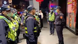 中市警二分局長上任首日  一晚取締交通違規近30件