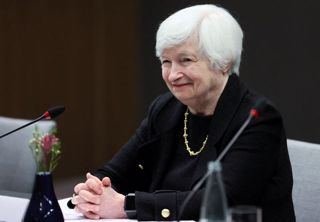 美国财政部长叶伦（Janet Yellen）。(图/路透社)