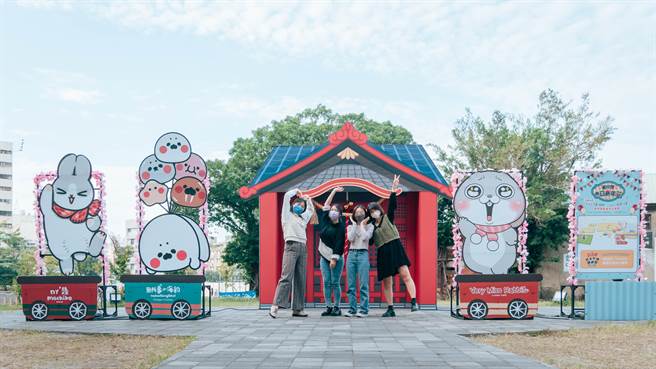 「祈福神社」打造喜气又浪漫美拍点。（陈淑芬摄）