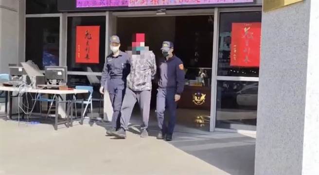 警方不到3小时即逮捕抢匪萧姓男子。（警方提供）