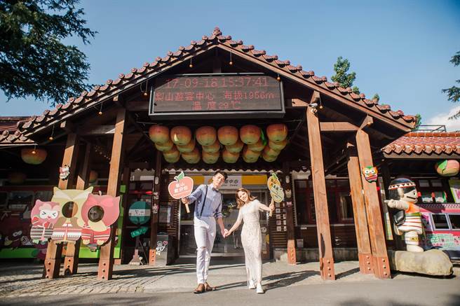 梨山游客中心与梨山文物陈列馆等，举办一系列展演与手工DIY活动。(参山处提供)