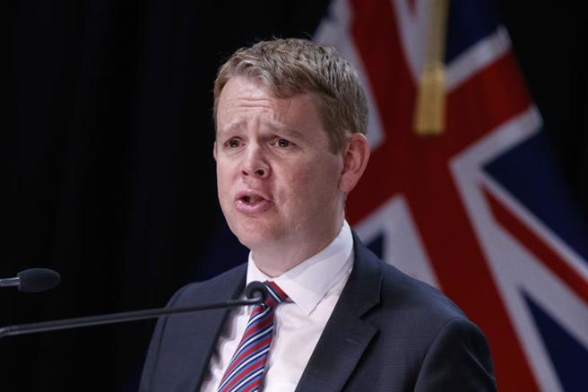 纽西兰现任教育和警察部长的希金斯（Chris Hipkins）。（美联社）