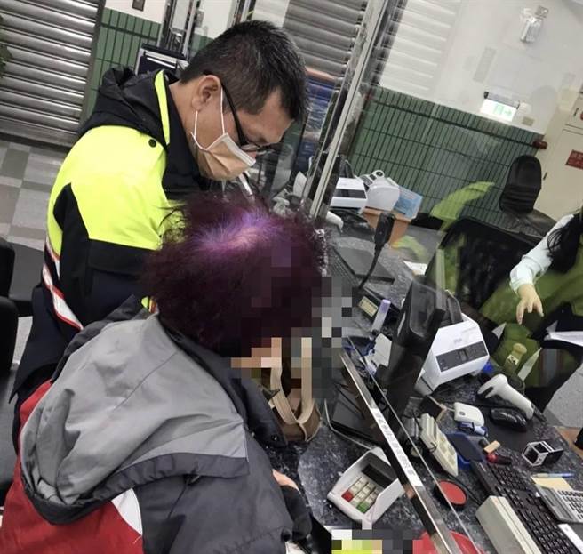 台中太平警分局成功阻诈，帮妇人保住200万元。（警方提供／陈淑娥台中传真）