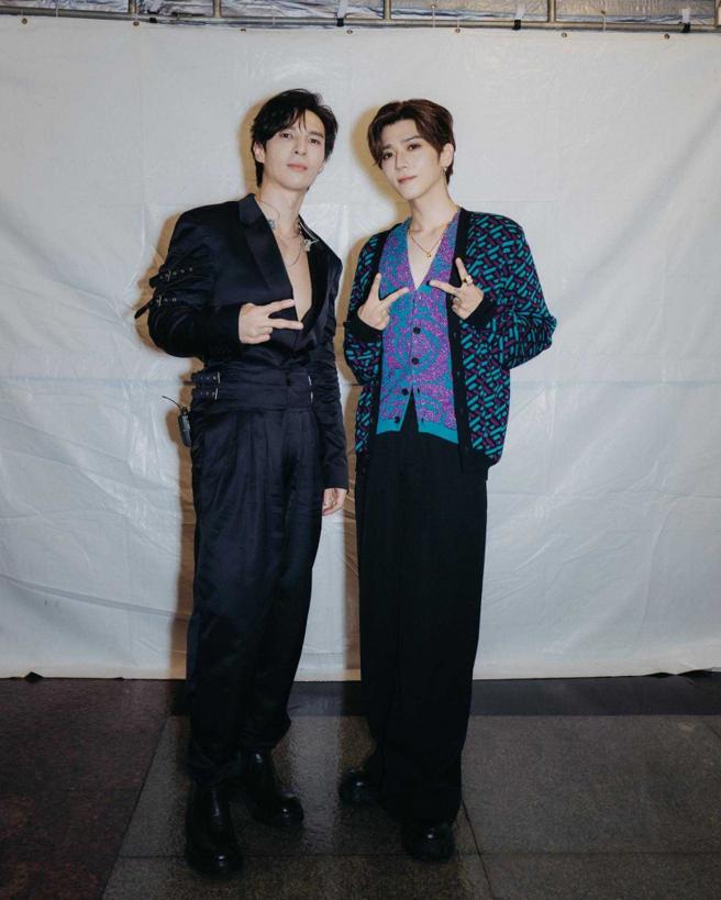 陈势安先前久违与毕书尽合体演出，惊讶两人默契依旧。（图／翻摄自陈势安脸书）