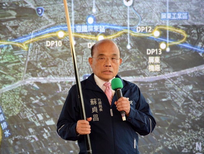 行政院長蘇貞昌日前宣布內閣總辭。（中時資料照，林和生攝）