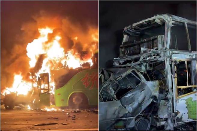 统联司机救21名乘客留13岁稚女，母働：他第一时间开门让乘客逃。（合併图，翻摄脸书爆料公社／读者提供）