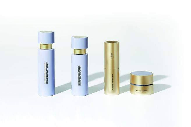 兰芝完美新生三效全系列。（兰芝提供）