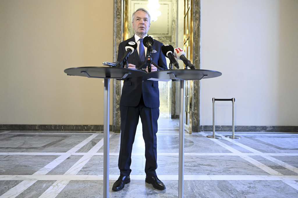 芬兰外交部长哈维斯托（Pekka Haavisto）。图/美联社(photo:ChinaTimes)