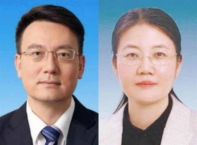 全大陆最年轻的男、女副省部级干部，分别是海南省45岁的副省长顾刚（左）、安徽省48岁的副省长任清华（右）。（新华网）
