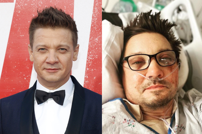 杰瑞米雷纳元旦时遭铲雪车辗过送医治疗。（图／shutterstock、杰瑞米雷纳IG）