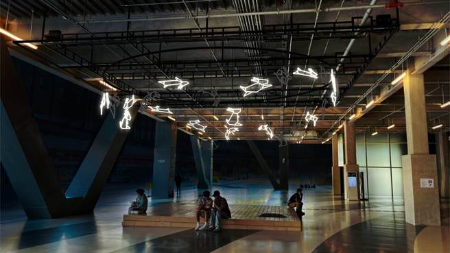 士林灯区。（北市民政局提供／张芷瑜台北传真）