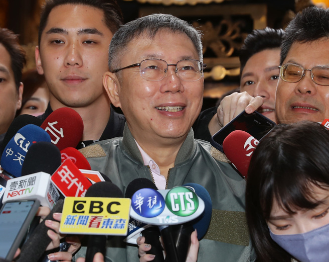 民眾党主席柯文哲卸任台北市长后，全力备战2024总统大选。（资料照,季志翔摄）