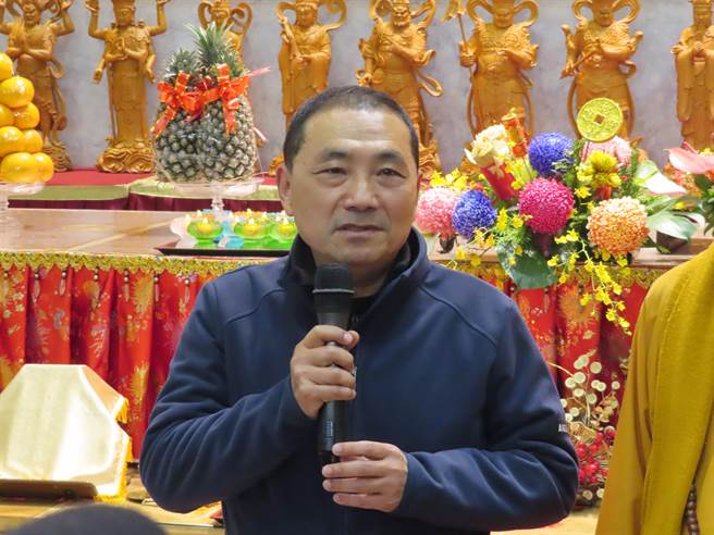 柯指侯没有做满问题，侯友宜：不忘初心。（叶德正摄）