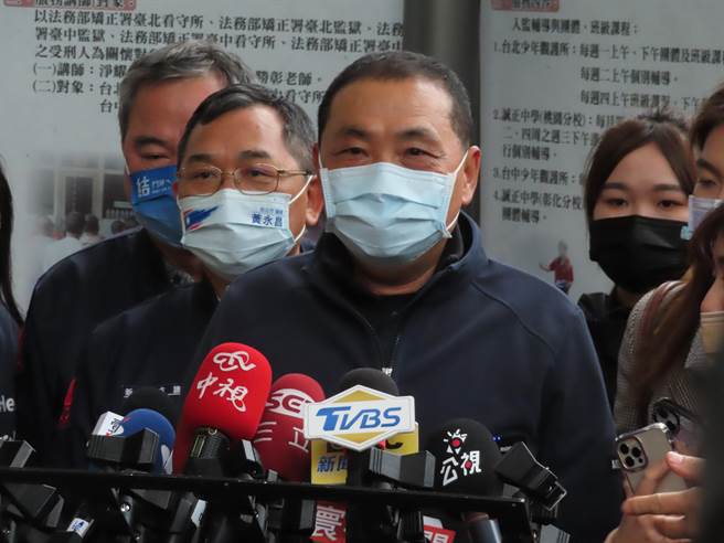 千万人共好被解读是参选总统宣言，侯友宜表示这不是我们要做的事吗？（叶德正摄）