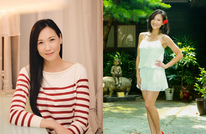 女星张本渝外型清秀，身材前凸后翘，是不少人的女神。（图／facebook、中时资料照）