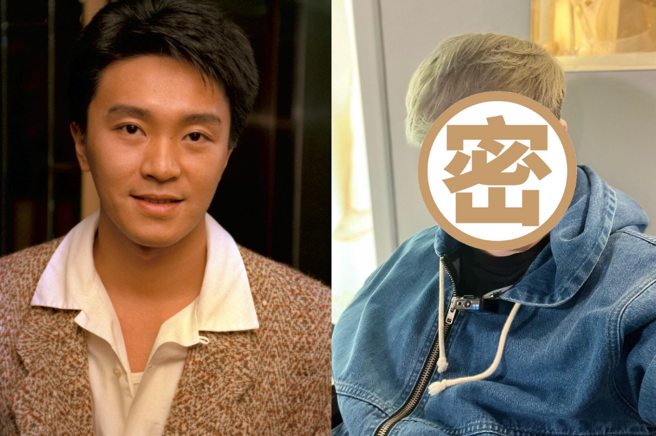 周星驰（左）公布春联得奖名单，点名《木曜4超玩》的制作人百祥表演。（图／中时资料照、百祥IG）