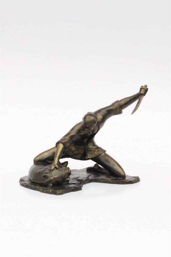 苗栗县政府三义木雕博物馆展出胡玉麟木雕展。（苗栗县政府文观局提供／谢明俊苗栗传真）