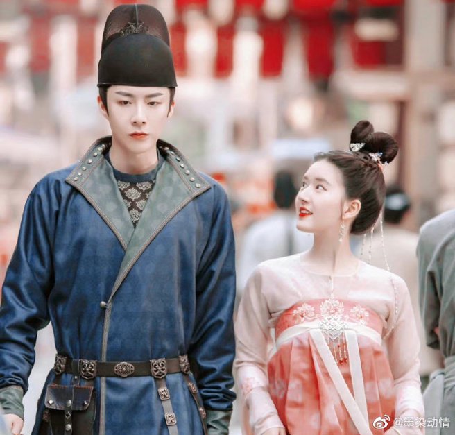 赵露思与刘宇寧在《长歌行》中的「皓焉cp」意外引发网友关注。(图／翻摄自微博)