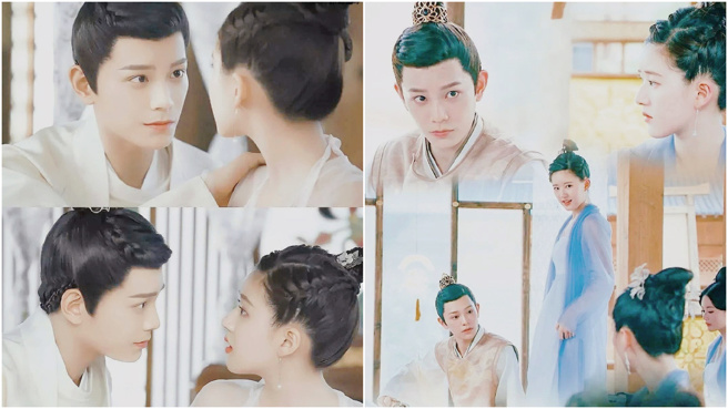 赵露思与丁禹兮因在《传闻中的陈芊芊》的表现被封为「成交夫妇」。(图／翻摄自微博)