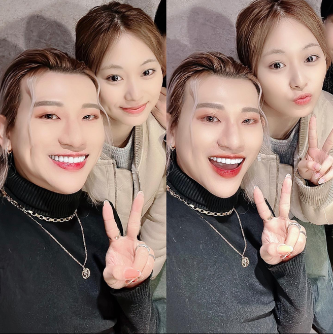 嘻小瓜PO与周子瑜的合照。（图／FB@嘻小瓜）