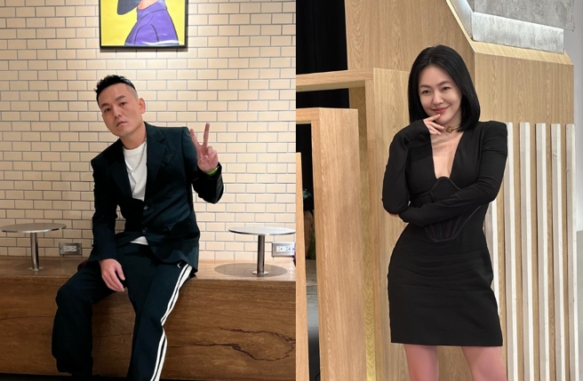 小S在节目上向玖壹壹春风索吻。（图／玖壹壹、小S脸书）