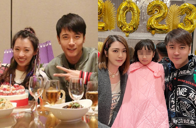 張丹峰去年傳和美女經紀人畢瀅（左圖左）藕斷絲連。（圖／翻攝自新浪娛樂、洪欣微博）