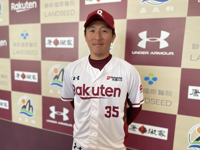 乐天桃猿成晋新球季月薪来到21万元。（毛琬婷摄）