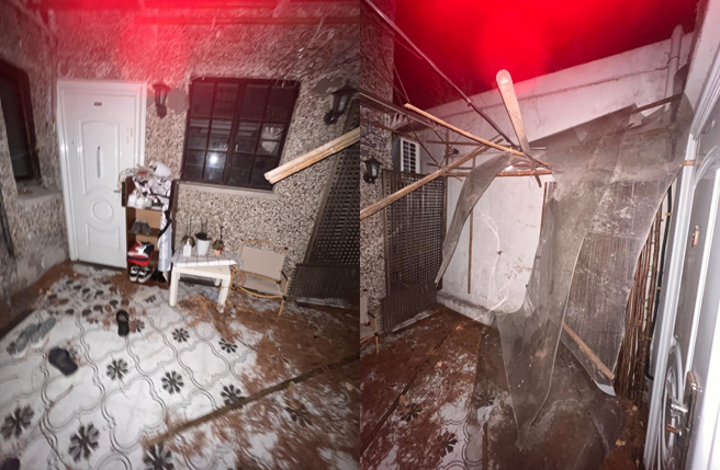 男星蔡侑勋上传租屋处「灾情」。（图／Take蔡侑勋 facebook）