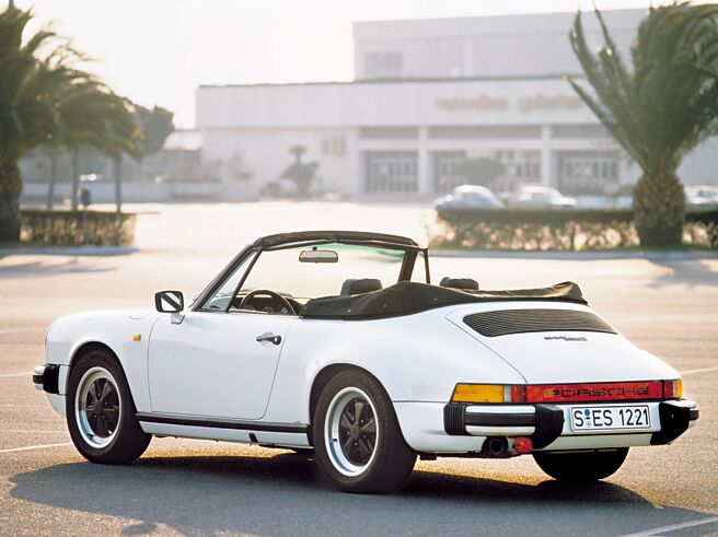 電影《三不管地帶》出現的1983年份的Porsche 911 SC 3.0 Cabriolet。（保時捷提供）