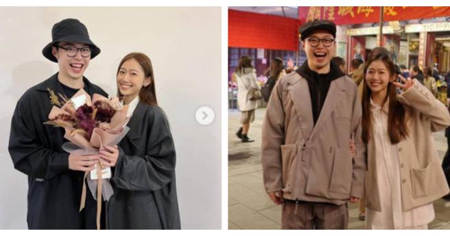 刘品妤拜完月老没多久，就跟嗨咖交往。（图／翻摄自嗨咖IG）