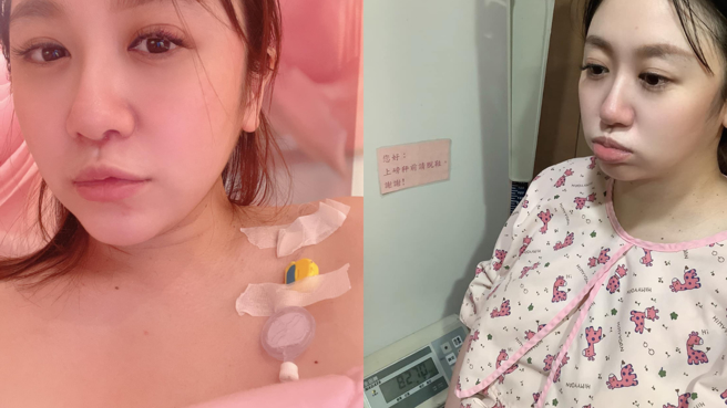 蔡允潔已生下女兒一個月。(圖/蔡允潔 FB)