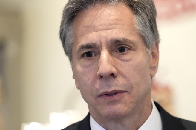 美国国务卿布林肯（Antony Blinken）。（图／美联社）