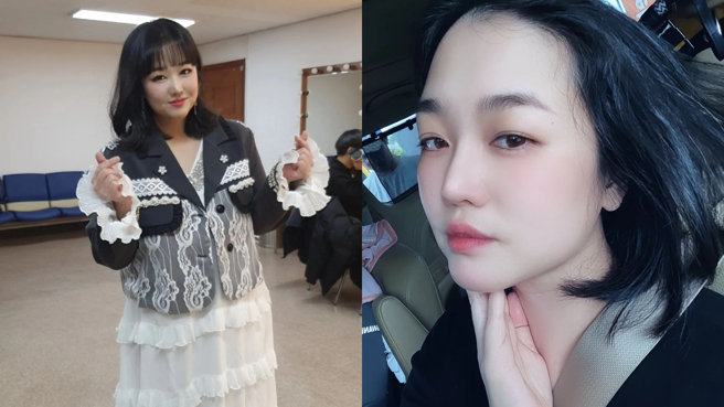 郑美爱2019年参加选秀节目《Miss Trot》走红。(图/郑美爱 IG)