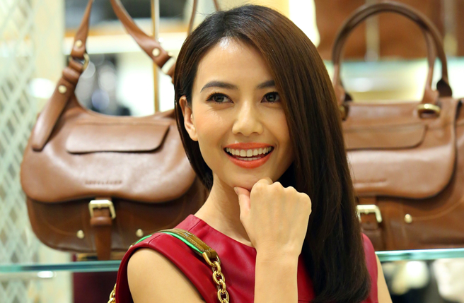 高圆圆今年农历春节前被拍到和老公赵又廷回到台湾。（图／中时资料照片）