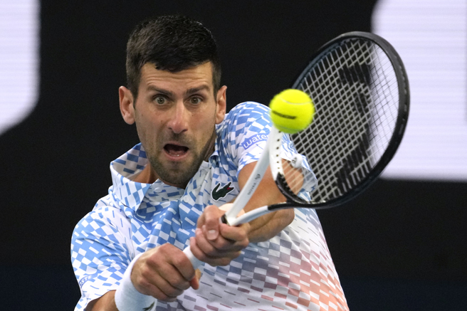 乔柯维奇力拚生涯第22座四大赛冠军。（美联社）