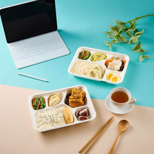 乐天皇朝商务餐盒推出开工三日快闪好康，提前以电话预购，每日前100个餐盒免费升级套餐。(乐天餐饮提供)