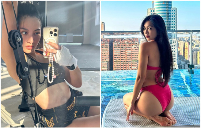 「台大泰拳女神」Sabrina。（图／IG@sabrina810914）
