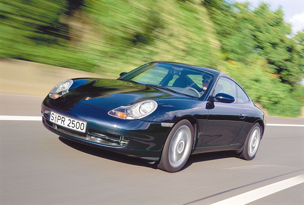 電影《驚天動地60秒》中出現的Porsche 911 Carrera（Type 996）。（保時捷提供）