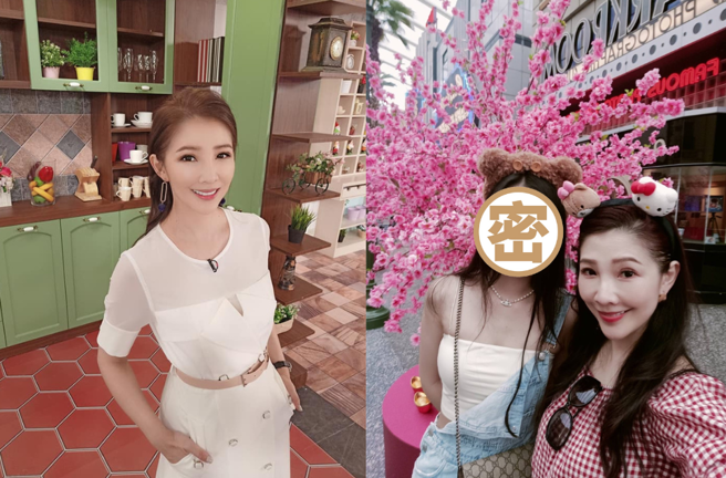 林书炜晒出母女同框照，网友纷纷大讚两人犹如姊妹。（图／林书炜脸书）