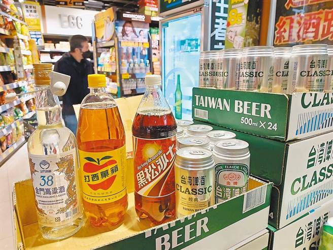 食药署表示，大陆恢復我产品输入比例仍不到一成。（张铠乙摄）（饮酒过量，有碍健康）