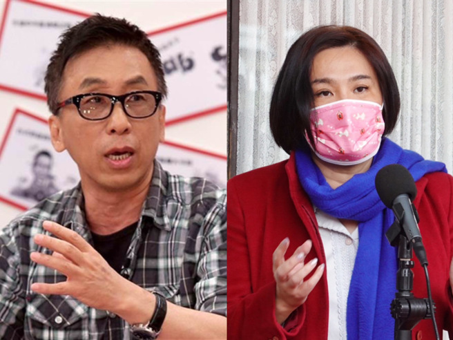 蓝委陈玉珍(右)赴陆帮台湾企业及厂商争取权益，知名作家苦苓(左)表达看法。(合成图/中时资料照)