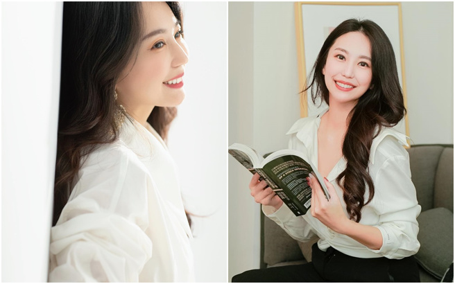 美女主播高毓璘拥有亮眼的外表与稳健台风，成为新闻台的收视保证。(图/高毓璘 脸书)