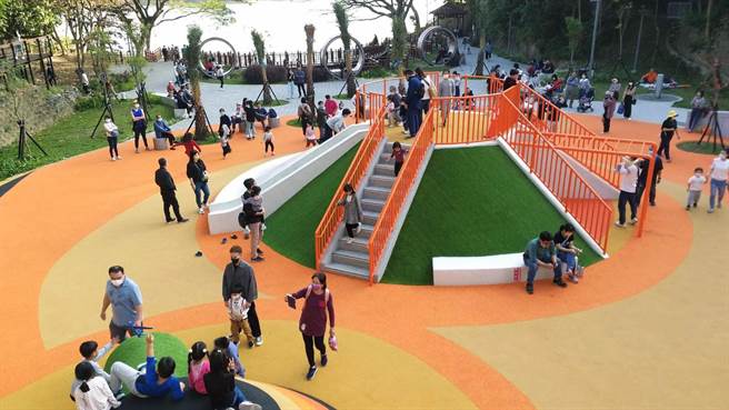 台南市政府获交通部观光局核定补助，将持续打造新化虎头埤风景区亲子共游绿色生态环教场域。（观旅局提供／洪荣志台南传真）