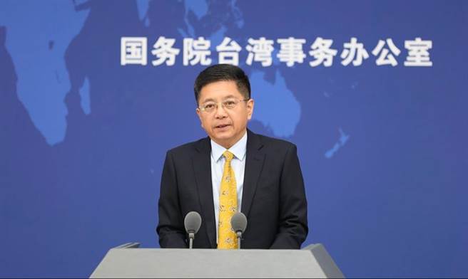 大陆国台办发言人马晓光。（蓝孝威摄）