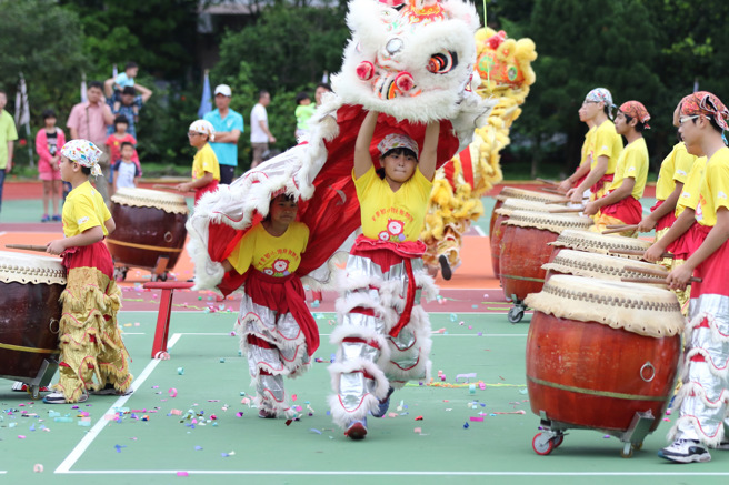 吉慶國小各項動態社團，營造學生健康體位。(照片/新北市教育局提供)