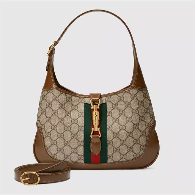 JACKIE 1961经典Logo小型肩背包，8万2300元。（GUCCI提供） 