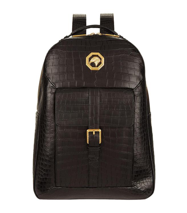 Stefano Ricci手工鱷鱼皮后背包，111万5000元。（Stefano Ricci提供）